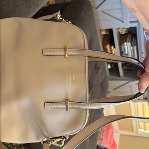 Kate Spade Taupe Satchel Bag